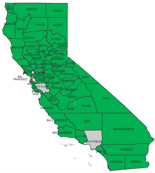 Map of California